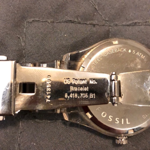 Fossil Acrylic & Stainless Steel Watch - Picture 6 of 6